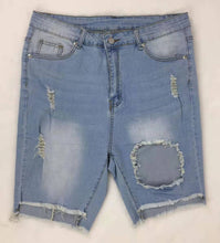 Load image into Gallery viewer, Wholesale of women&#39;s large stretch holed jeans(CL8924)
