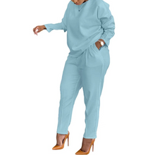 Load image into Gallery viewer, Wholesale thickened fabric leisure solid color suit（CL9517）
