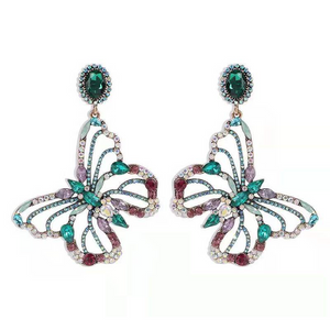 Wholesale Baroque butterfly earrings for women(A0083)