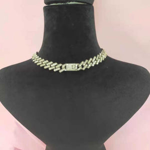 Fashionably diamond-filled vintage Cuban butterfly necklace(A0087)