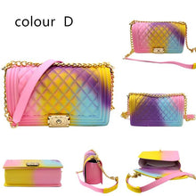 Load image into Gallery viewer, Wholesale women&#39;s colored jelly bags （JG8013)
