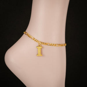 26 styles Wholesale letter anklets(A0012)