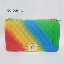 Load image into Gallery viewer, Wholesale women&#39;s colored jelly bags （JG8015)
