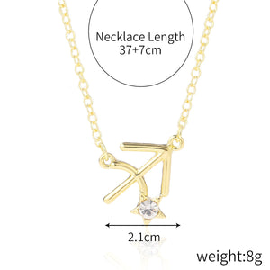 12 Constellation Design Necklace (A0170)