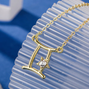 12 Constellation Design Necklace (A0170)