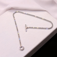 Load image into Gallery viewer, Diamond OT Buckle Claw Chain Necklace Female Special-Interest Design High Sense Necklace (A0168)
