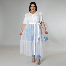 Load image into Gallery viewer, Large Size Tulle Maxi Dress（CL10870）
