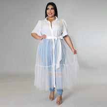 Load image into Gallery viewer, Large Size Tulle Maxi Dress（CL10870）
