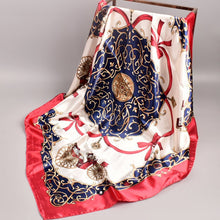 Load image into Gallery viewer, Carriage Printed Satin Scarf （A0155）
