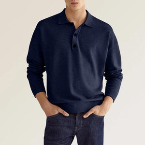 V-neck Buttons Men's Casual Jacket Polo Shirt(ML8232)