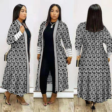 Load image into Gallery viewer, Printed Thickening Lip Leopard Print Nylon Long Coat（CL10981）
