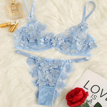 Load image into Gallery viewer, Sexy Suit Ladies Embroidery Applique Mesh Underwear (Cl9844)
