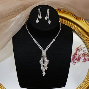 Rhinestone Tassel Clavicle Chain Accessories (A0140)