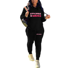 Load image into Gallery viewer, Letter Printed Hoodie Two-Piece Set（CL10895）
