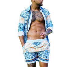 Load image into Gallery viewer, Printed T-shirt Shorts Set（ML8224）
