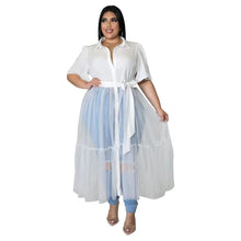 Load image into Gallery viewer, Large Size Tulle Maxi Dress（CL10870）
