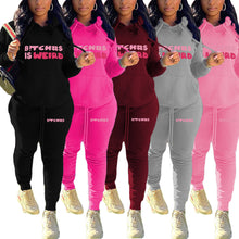 Load image into Gallery viewer, Letter Printed Hoodie Two-Piece Set（CL10895）
