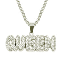 Load image into Gallery viewer, Wholesale full diamond pendant letter necklace（A0123）
