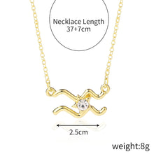 Load image into Gallery viewer, 12 Constellation Design Necklace (A0170)
