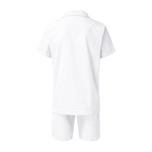 Load image into Gallery viewer, Linen Loose Short Sleeve Shorts Men&#39;s Suit (ML8243)
