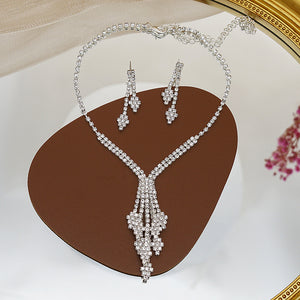 Rhinestone Tassel Clavicle Chain Accessories (A0140)