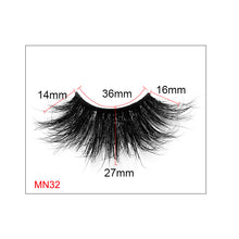 Load image into Gallery viewer, 8D 25mm Mink Eyelash 27mm Lengthened Thick False Eyelashes(EY8036)
