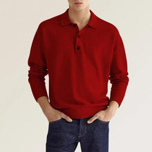 Load image into Gallery viewer, V-neck Buttons Men&#39;s Casual Jacket Polo Shirt(ML8232)
