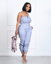 Load image into Gallery viewer, Striped Tube Top Jumpsuit （CL10281）
