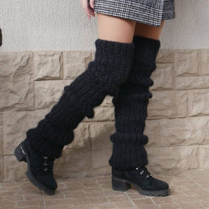 Long Knitted Pile Style Foot Sock (A0176)