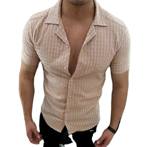 Cotton Casual Beach Shirt（ML8211）