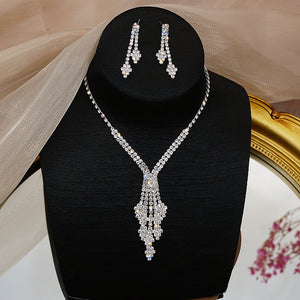 Rhinestone Tassel Clavicle Chain Accessories (A0140)