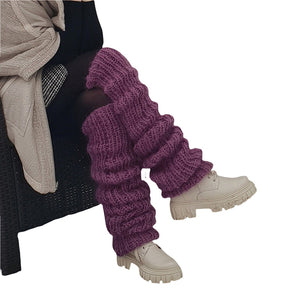 Long Knitted Pile Style Foot Sock (A0176)