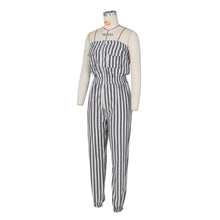 Load image into Gallery viewer, Striped Tube Top Jumpsuit （CL10281）
