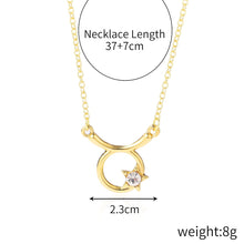 Load image into Gallery viewer, 12 Constellation Design Necklace (A0170)
