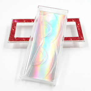 Wholesale diamond eyelash box(EY8032)