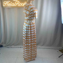 Load image into Gallery viewer, Wholesale large stripe printed women&#39;s wear 2PC（CL9167）
