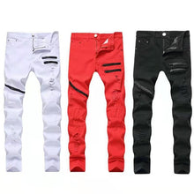 Load image into Gallery viewer, Wholesale men&#39;s straight-leg ripped jeans（ML8034）
