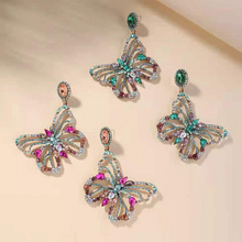 Load image into Gallery viewer, Wholesale Baroque butterfly earrings for women(A0083)
