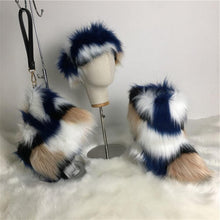 Load image into Gallery viewer, Adult Faux Fur Headband/Boots/Bag set (SE8018)
