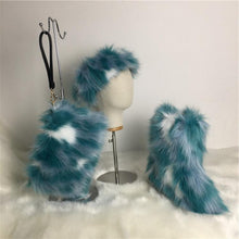 Load image into Gallery viewer, Adult Faux Fur Headband/Boots/Bag set (SE8018)
