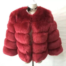 Load image into Gallery viewer, Wholesale round neck short imitation fox fur grass coat women&#39;s wear（CL9461）
