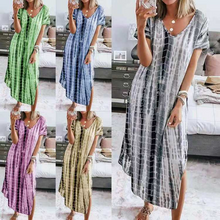 Load image into Gallery viewer, Wholesale women&#39;s loose printed dress(CL8846)
