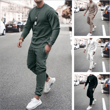 Load image into Gallery viewer, Wholesale men&#39;s fashion long sleeve leisure suit 2PC（ML8100）
