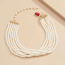 Load image into Gallery viewer, Wholesale women&#39;s fashion imitation pearl necklace(A0075)
