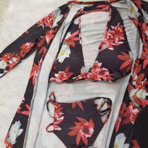 Wholesale women's summer swimsuit 3PC(CL8604)