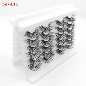 Wholesale 24 pairs of 5D long imitation mink hair, 25 mm thick false eyelashes（EY8026）