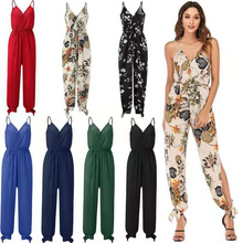 Load image into Gallery viewer, Wholesale women&#39;s sexy open back suspender Jumpsuit(CL8921）

