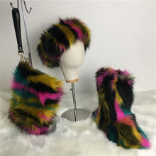 Load image into Gallery viewer, Adult Faux Fur Headband/Boots/Bag set (SE8017)

