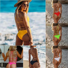 Load image into Gallery viewer, Wholesale women&#39;s sexy solid color one-piece swimsuit（CL8644）
