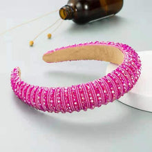 Load image into Gallery viewer, Wholesale women&#39;s fashion wide brim crystal headband（A0066）
